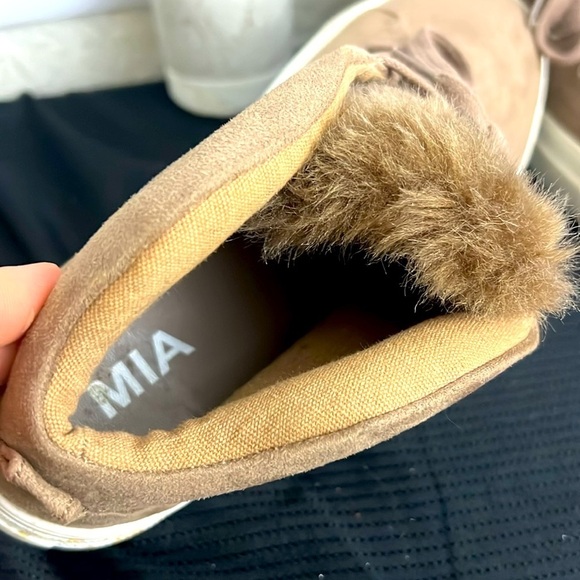 MIA Suede Leather Booties - Picture 3 of 4